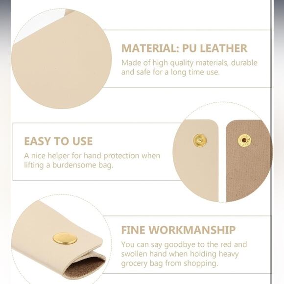 PU Leather Purse Luggage Handbag Handle Protector Cover – Stylish & Durable - Picture 4 of 10